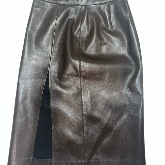 Aritzia Wilfred Faux Leather Skirt - Picture 1 of 2